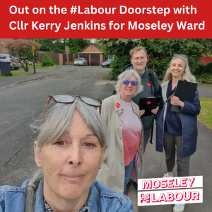 on the labour doorstep with Cllr Jenkins