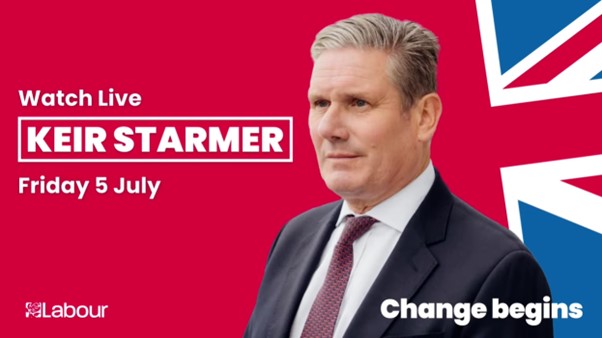 Keir Starmer's first speech after election victory